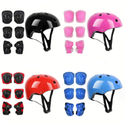 Helmet protector set